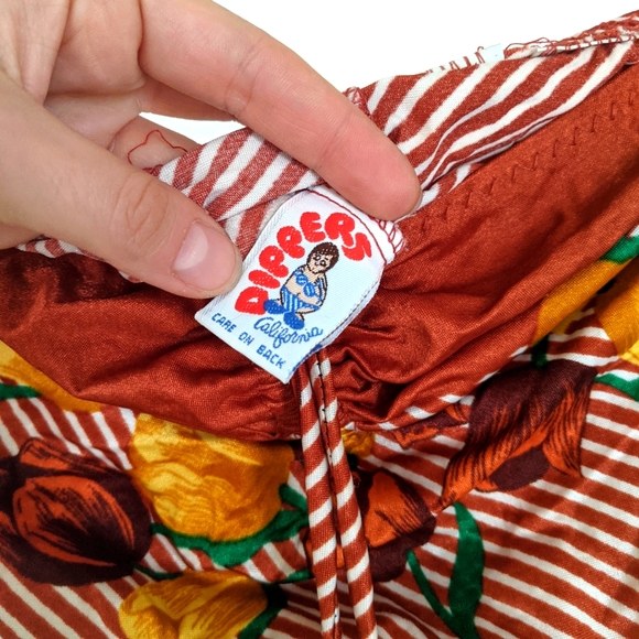 Vintage 70's One-Piece Tube Bathing Suit - Picture 5 of 5